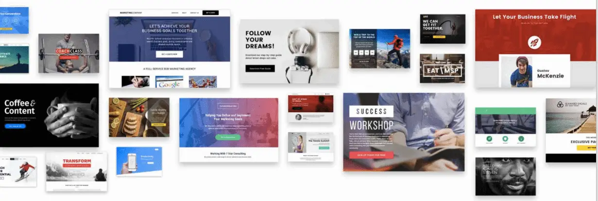 LeadPages landing pages examples